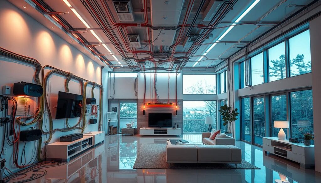 Structured wiring in future-proof smart homes