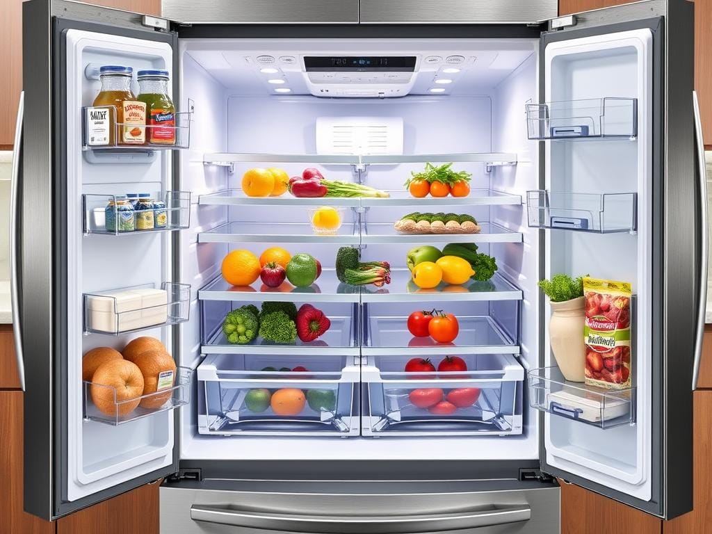 KitchenAid Smart French Door refrigerator with Preserva food care system KitchenAid Smart French Door refrigerator with Preserva food care system