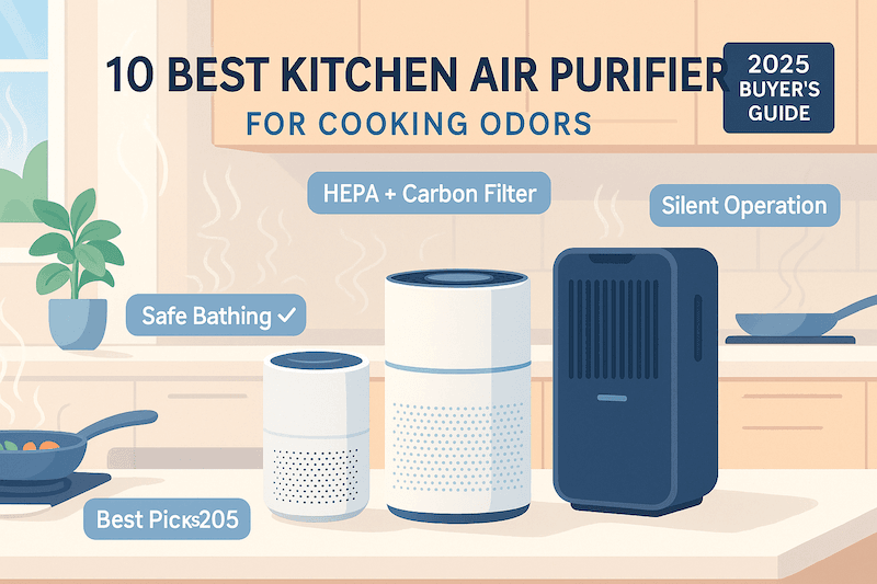 The 10 Best Kitchen Air Purifiers for Cooking Odors (2025 US Buyer’s Guide)