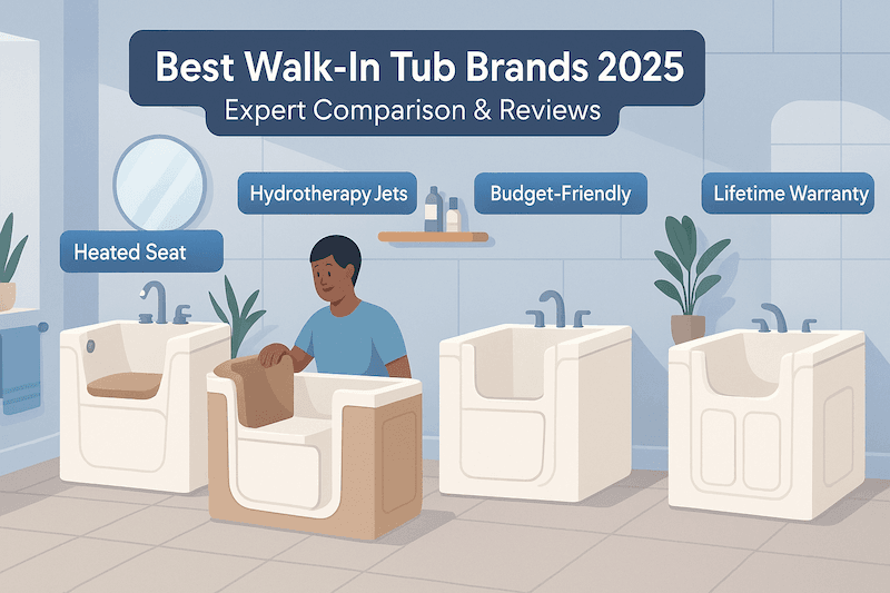 Best Walk In Tub Brands 2025: Expert Comparison & Reviews
