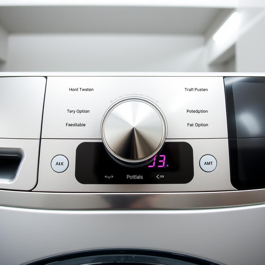 Washing machine control panel with multiple cycle options - feature of top 10 washing machines in 2025 Washing machine control panel with multiple cycle options - feature of top 10 washing machines in 2025