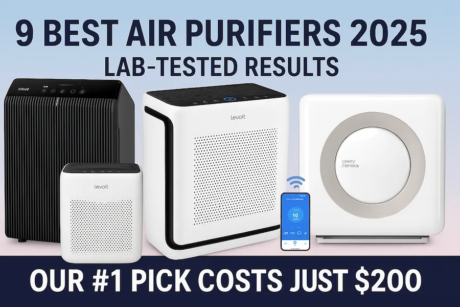 9 Best Air Purifiers 2026: Lab-Tested Results (Our #1 Pick Costs Just $200)