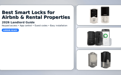 Best Smart Locks for Airbnb & Rental Properties (2026 Landlord Guide)