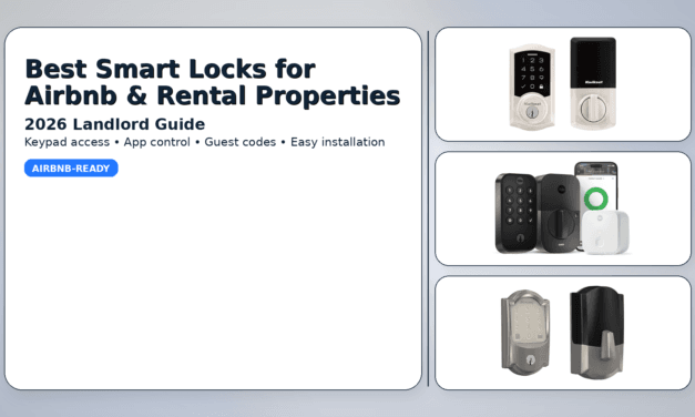 Best Smart Locks for Airbnb & Rental Properties (2026 Landlord Guide)