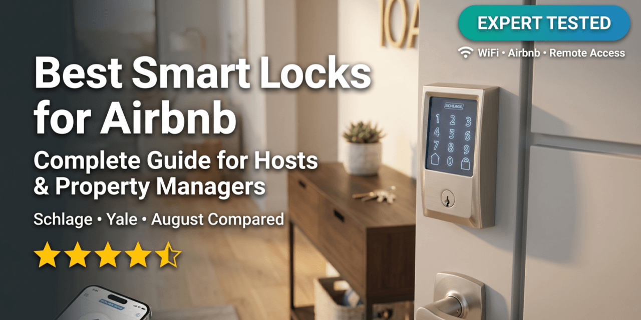 Best Smart Locks for Airbnb & Rental Properties (2026 Landlord Guide)