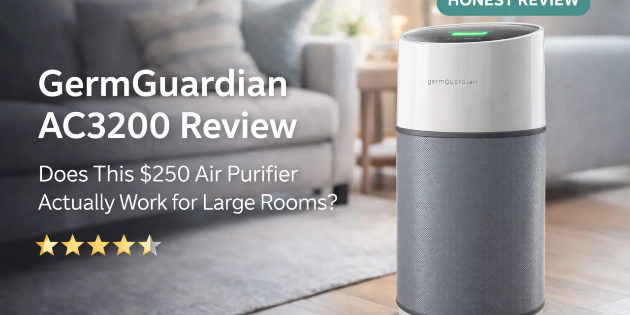 GermGuardian Air Purifier Review: Is This Airsafe+ XL AC3200 3-in-1 Tower Worth It?