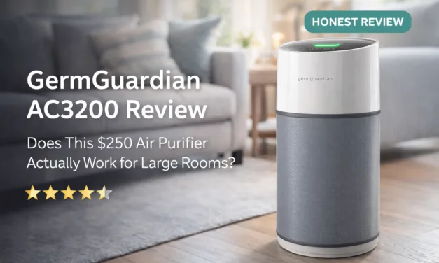 GermGuardian Air Purifier Review: Is This Airsafe+ XL AC3200 3-in-1 Tower Worth It?