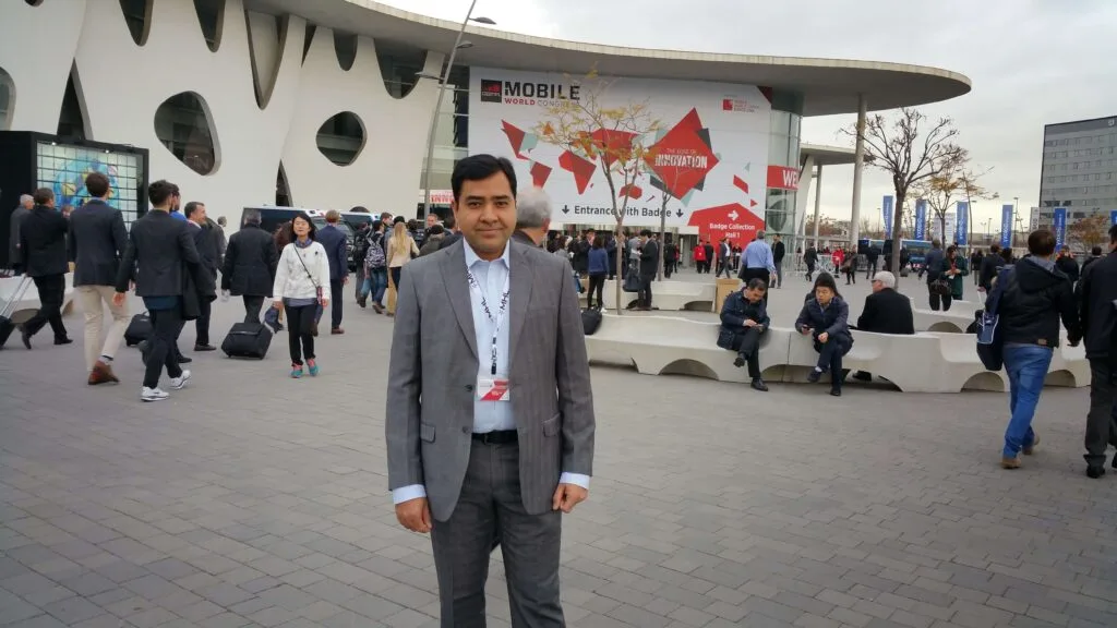 Vipin Sawhney at Mobile World Congress Barcelona
