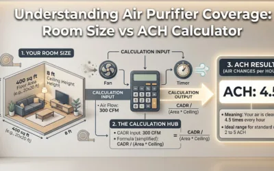 Understanding Air Purifier Coverage: Room Size vs ACH Calculator