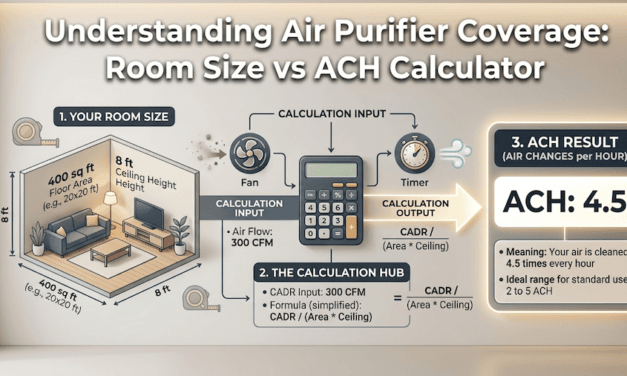 Understanding Air Purifier Coverage: Room Size vs ACH Calculator